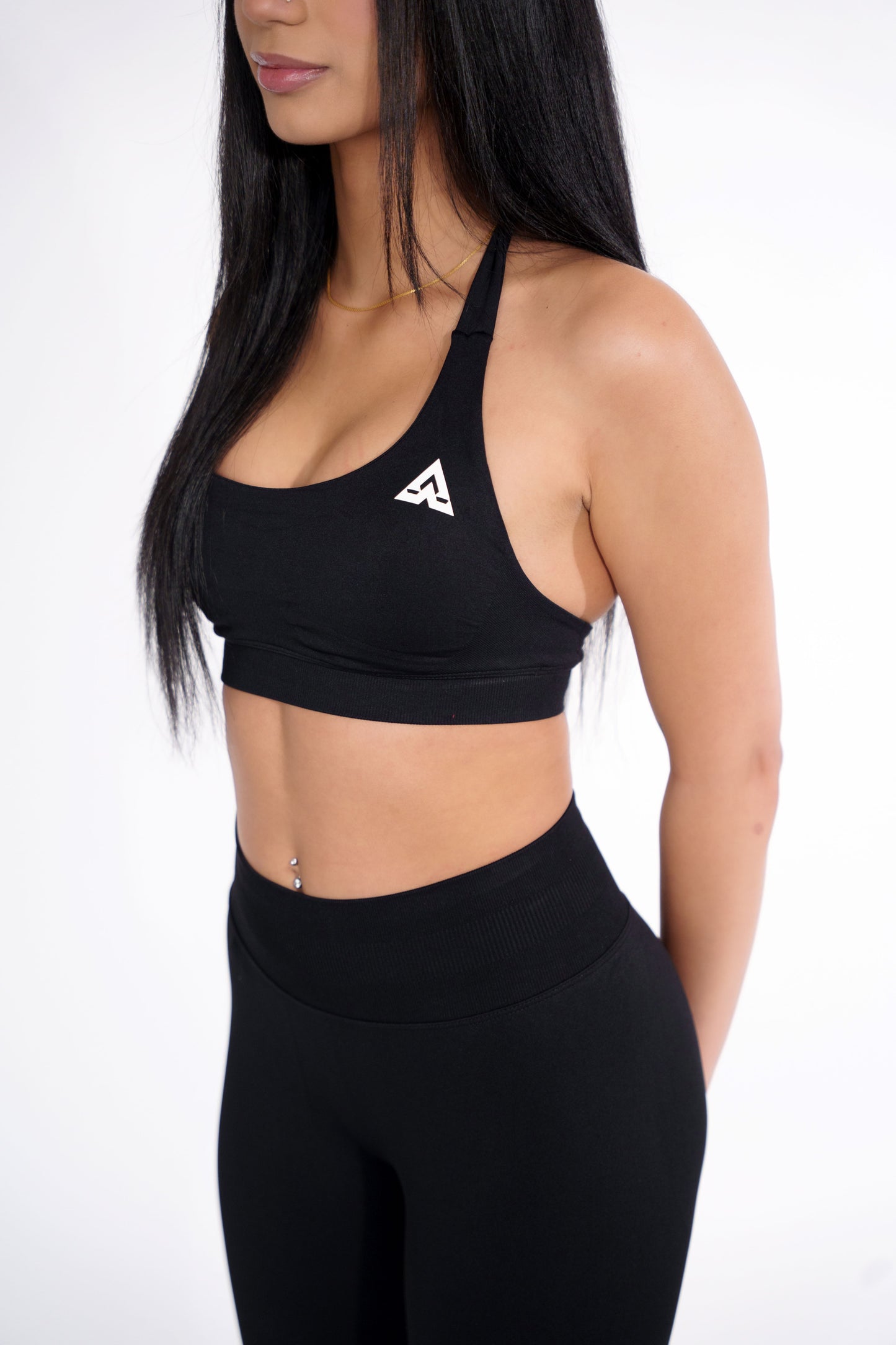 Sculpt Halter Sports Bra