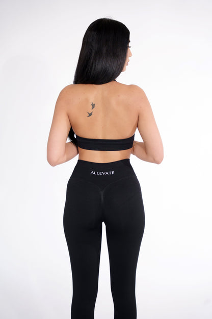 Sculpt Halter Sports Bra