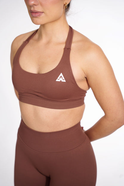 Sculpt Halter Sports Bra