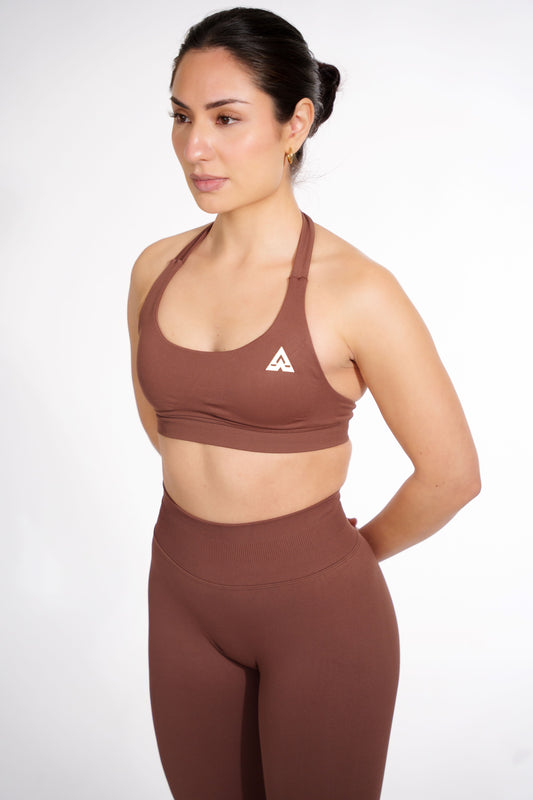 Sculpt Halter Sports Bra