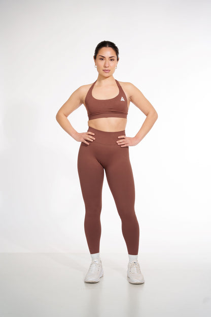 Sculpt Halter Sports Bra