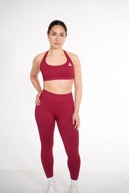 Sculpt Halter Sports Bra